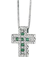 Necklace Damiani Woman Belle Epoque in White Gold Diamante 0.49 Ct 20039538 - 20039538